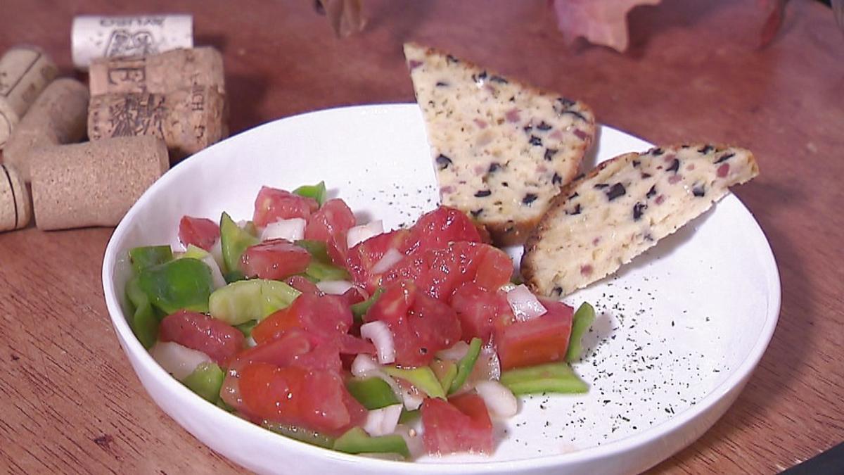 Bilder für Trampó mit Tomaten und Zwiebel Rezept