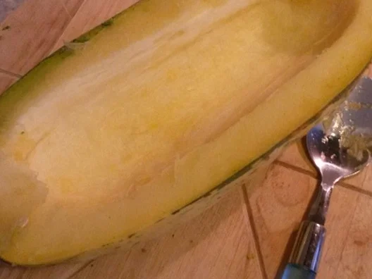 Rezept: Spaghetti Kürbis mit Bologneser Sauce Bild Nr. 1363 Spaghetti Kürbis mit Bologneser Sauce - Rezept - Bild Nr. 1363