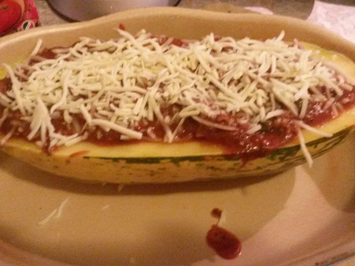 Rezept: Spaghetti Kürbis mit Bologneser Sauce Bild Nr. 1365 Spaghetti Kürbis mit Bologneser Sauce - Rezept - Bild Nr. 1365