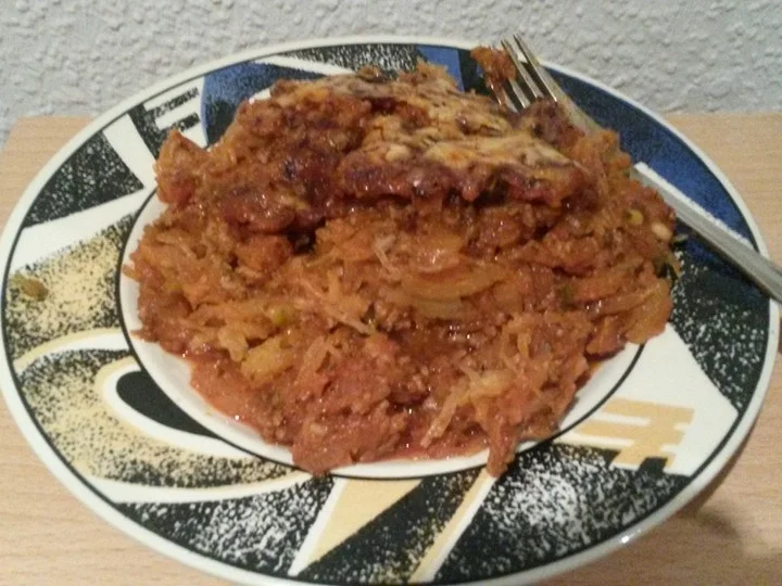 Rezept: Spaghetti Kürbis mit Bologneser Sauce Bild Nr. 1366 Spaghetti Kürbis mit Bologneser Sauce - Rezept - Bild Nr. 1366