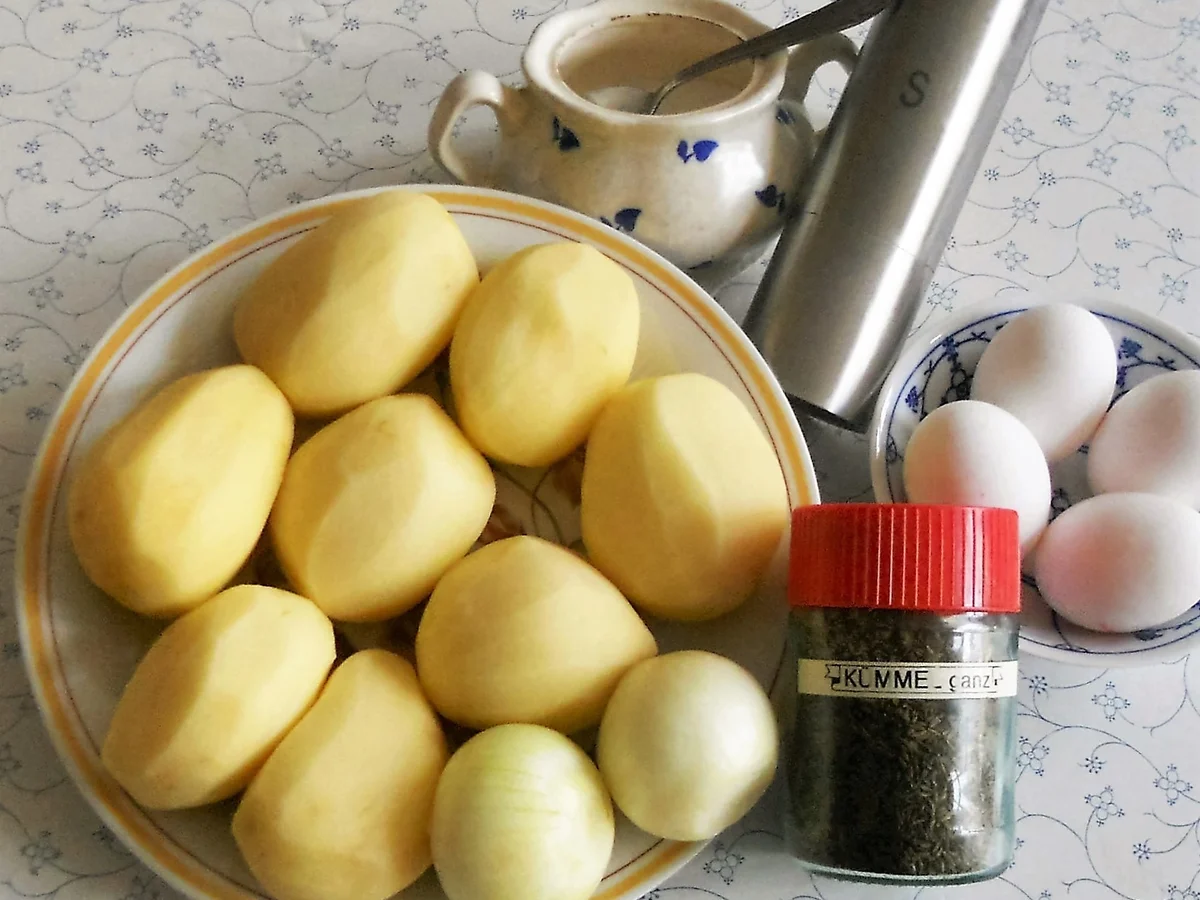 "Oma - Friede`s"- ostpr. Kartoffelpuffer ( Rzpt. um 1890) - Rezept - Bild Nr. 1901