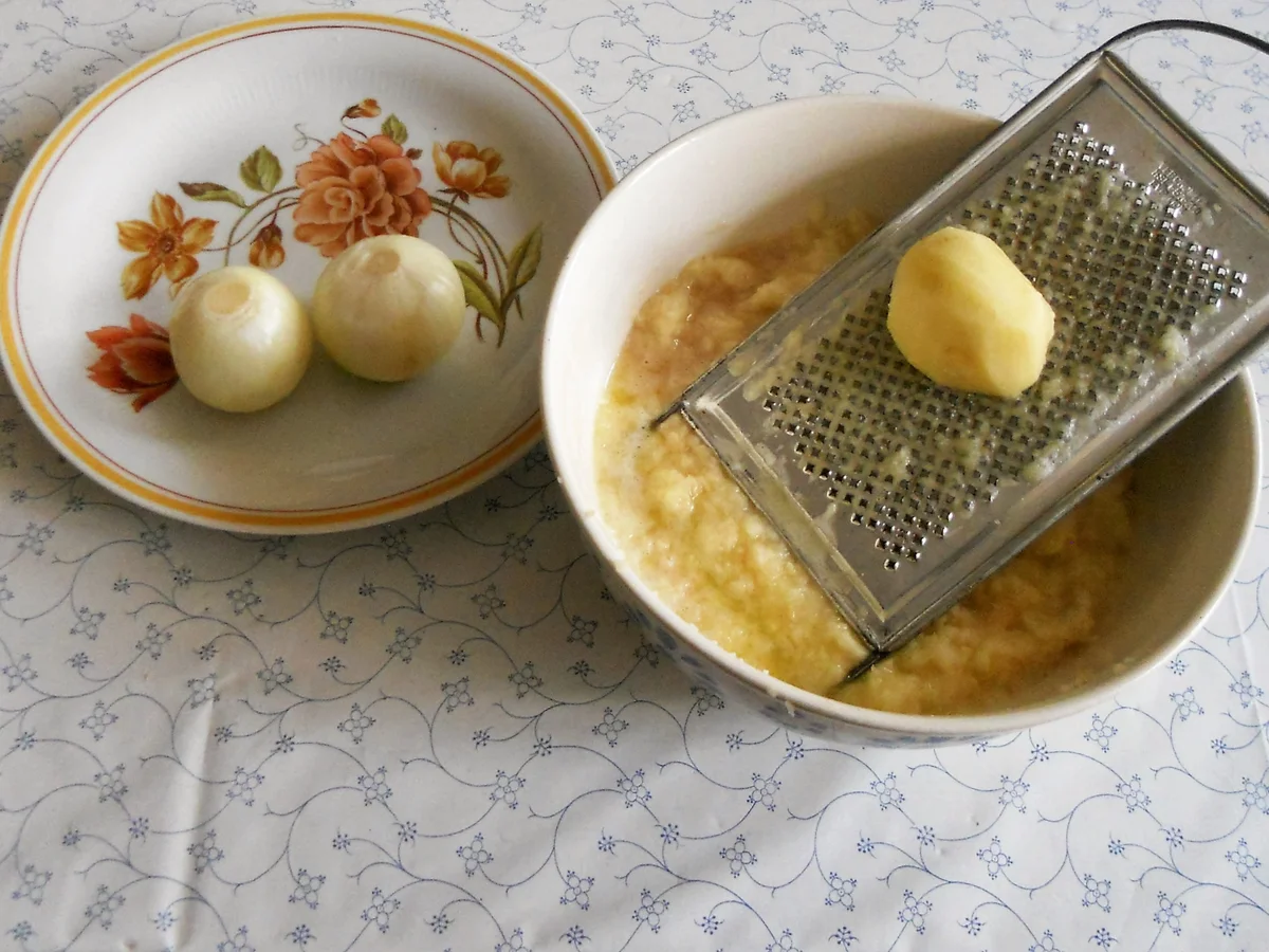 "Oma - Friede`s"- ostpr. Kartoffelpuffer ( Rzpt. um 1890) - Rezept - Bild Nr. 1902