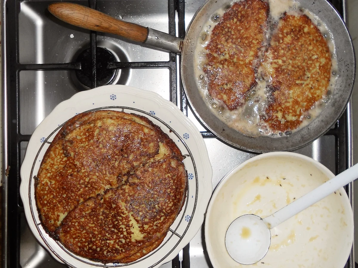 "Oma - Friede`s"- ostpr. Kartoffelpuffer ( Rzpt. um 1890) - Rezept - Bild Nr. 1913