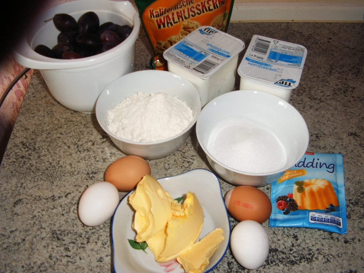 Rezept: Quark-Pflaumen-Kuchen Bild Nr. 1417 Quark-Pflaumen-Kuchen - Rezept - Bild Nr. 1417