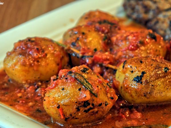 Tomatenkartoffeln - einfach - 60 kcal/100g
