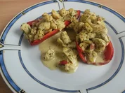 Rezept: Gefรผllte Spitz - Paprika mit Puten Curry Bild Nr. 1416 Gefรผllte Spitz - Paprika mit Puten Curry - Rezept - Bild Nr. 1416