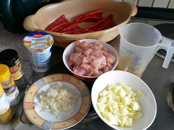 Gefüllte Spitz - Paprika mit Puten Curry - Rezept - Bild Nr. 1417