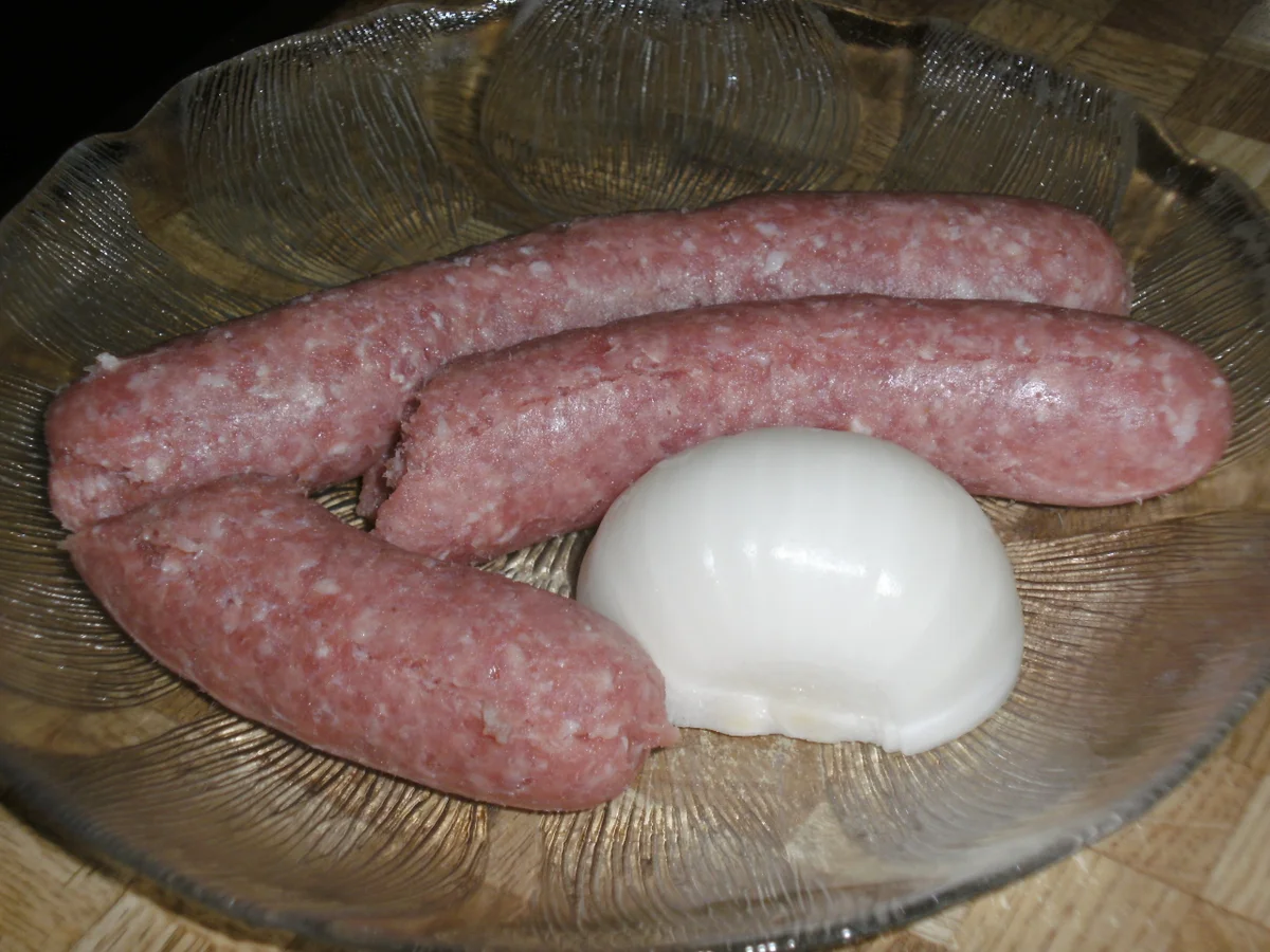 Kürbis mit Mettbällchen und Sahnesoße - Rezept - Bild Nr. 1426