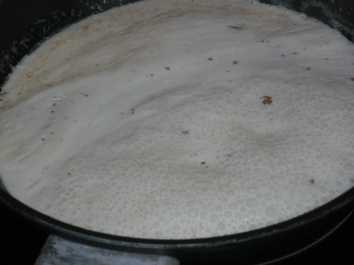 Kürbis mit Mettbällchen und Sahnesoße - Rezept - Bild Nr. 1431