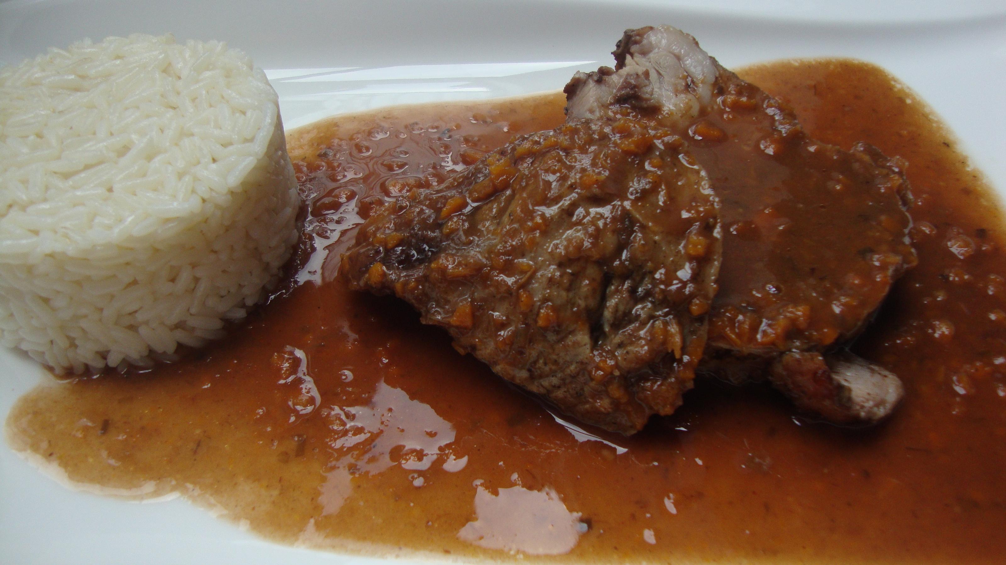 Bilder für KALBSROLLBRATEN MIT REIS Rezept