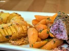 Lammfilet, Gewürzmöhren, Fächerkartoffeln - Rezept - Bild Nr. 1417