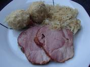 GESELCHTES MIT KRAUT UND KNÖDEL - Rezept - Bild Nr. 1429