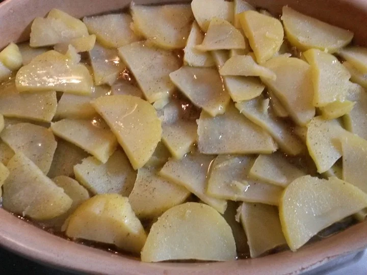 Puten - Champignon - Auflauf mit Kartoffeldecke - Rezept - Bild Nr. 1426