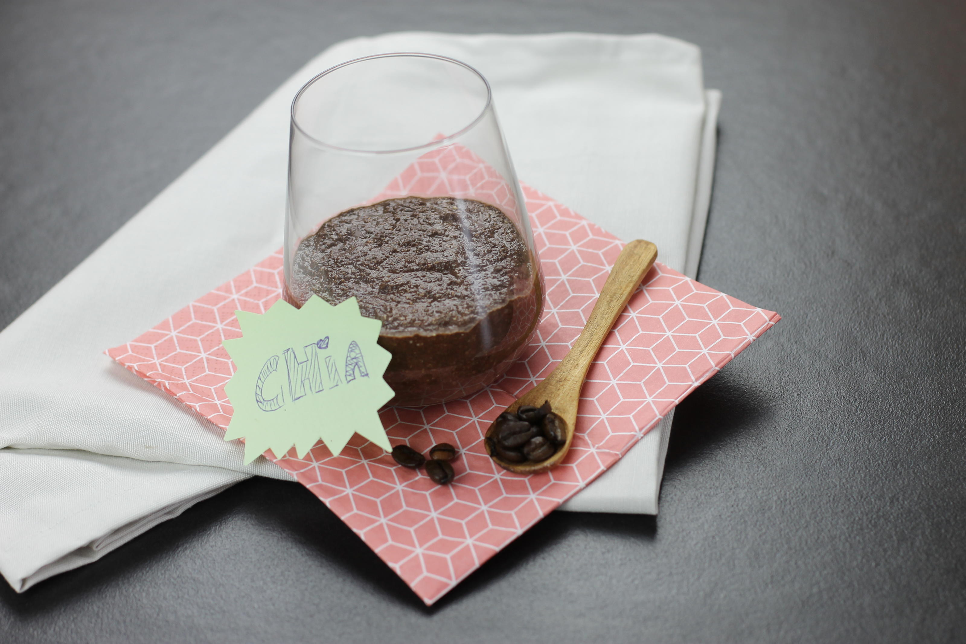 Bilder für LowCarb Chia Schocoffee Pudding - Rezept