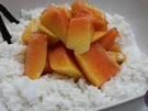 LowCarb Kokosporridge mit Vanille-Papaya - Rezept - Bild Nr. 1429