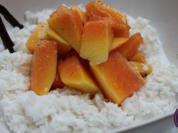 LowCarb Kokosporridge mit Vanille-Papaya - Rezept - Bild Nr. 1429