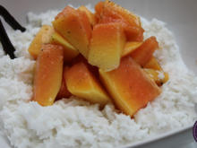 LowCarb Kokosporridge mit Vanille-Papaya - Rezept - Bild Nr. 1429