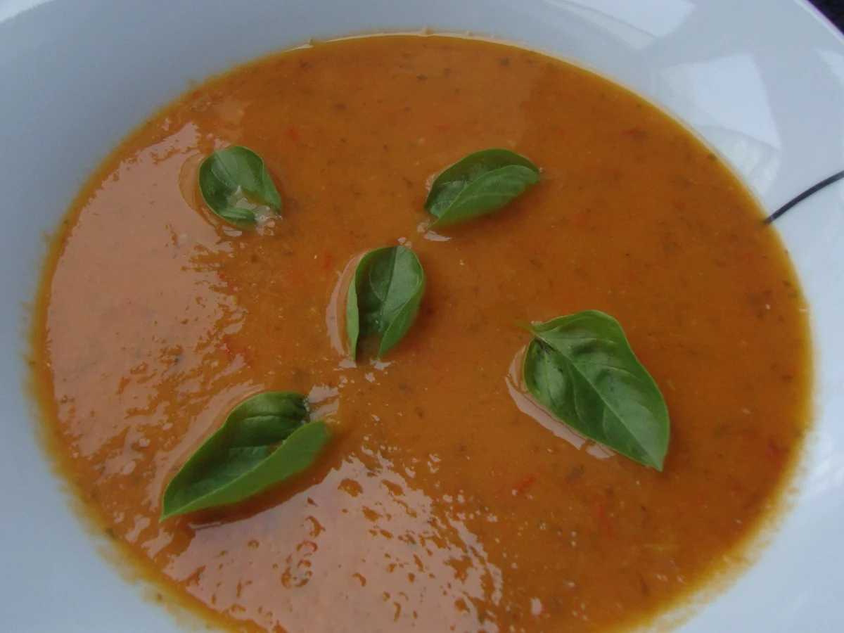 BASILIKUM TOMATENSUPPE MIT MOZZARELLA - Rezept - Bild Nr. 1429
