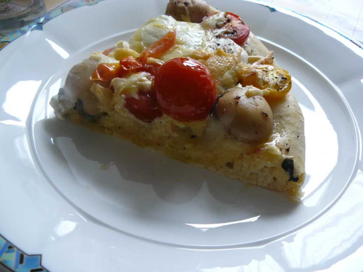 Pizza Stora Rör mit Ziegenfrischkäse - Rezept - Bild Nr. 1434