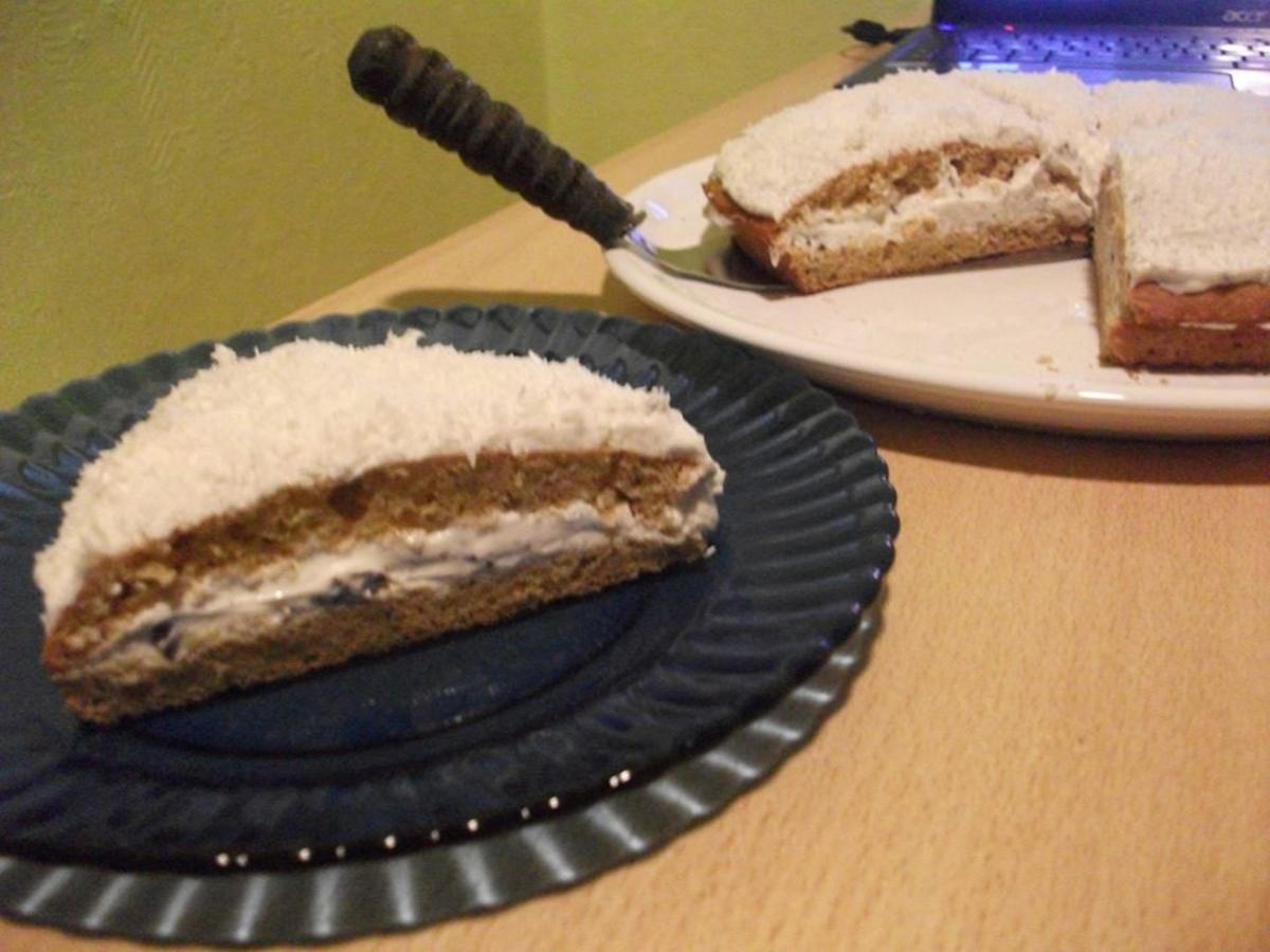 Kuchen mit Straciatellacreme  Low Carb - Rezept - Bild Nr. 1439