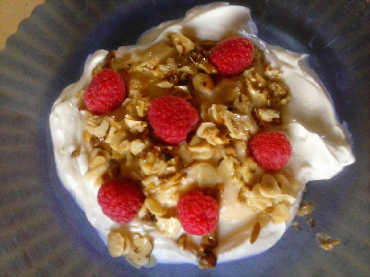 Quark mit Nektarinencreme und Kakaonüssen Low Carb - Rezept - Bild Nr. 1434