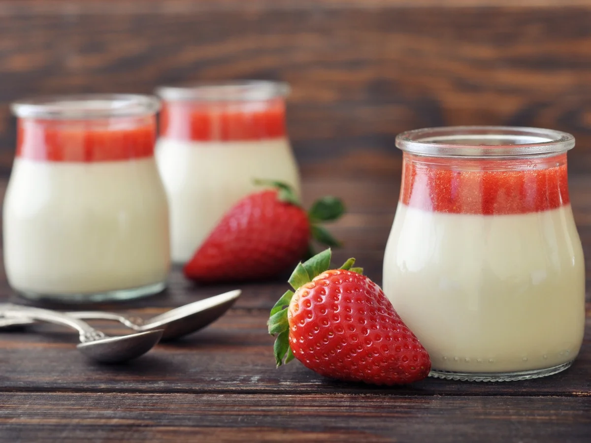 LowCarb Panna Cotta mit Erdbeersauce - Rezept - Bild Nr. 1434