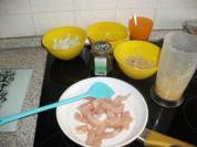 Geschnetzeltes mit Kokos-Mango-Soße  Low Carb - Rezept - Bild Nr. 1436