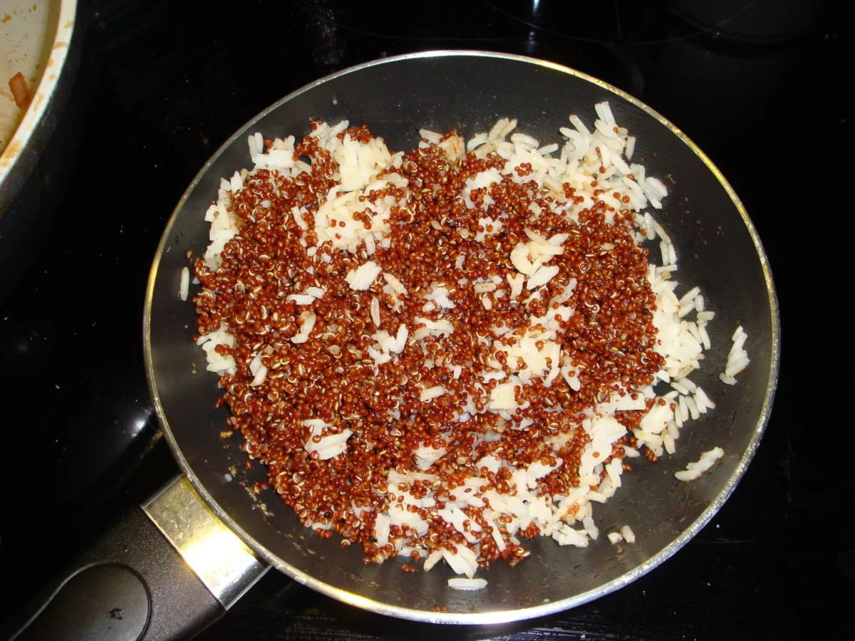 Gemüsefritata mit rotem Quinoa - Rezept - Bild Nr. 1546