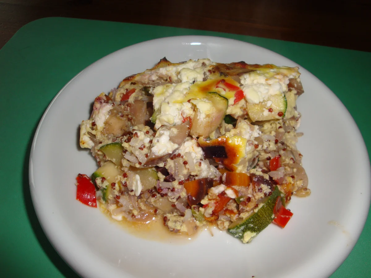 Gemüsefritata mit rotem Quinoa - Rezept - Bild Nr. 1550