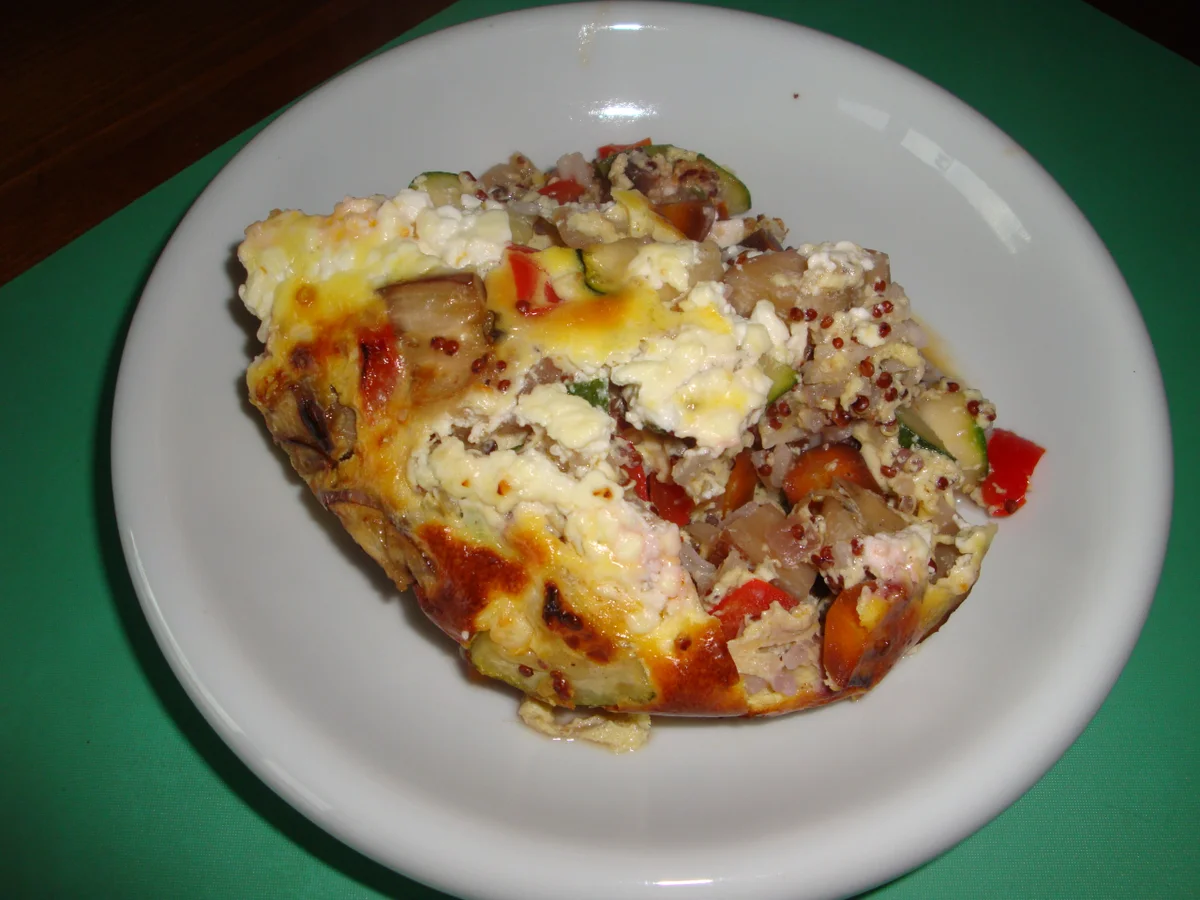 Gemüsefritata mit rotem Quinoa - Rezept - Bild Nr. 1551