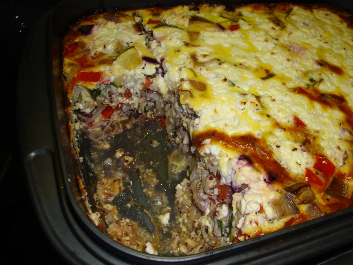 Gemüsefritata mit rotem Quinoa - Rezept - Bild Nr. 1552