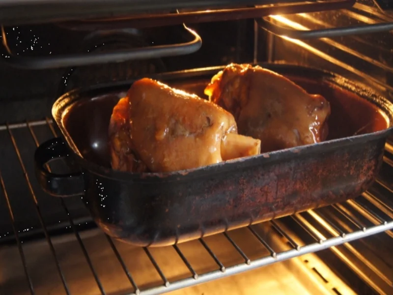 Rezept: Grillhaxe mit Schwarte und Gourmet-Rotkohl Bild Nr. 1482 Grillhaxe mit Schwarte und Gourmet-Rotkohl - Rezept - Bild Nr. 1482