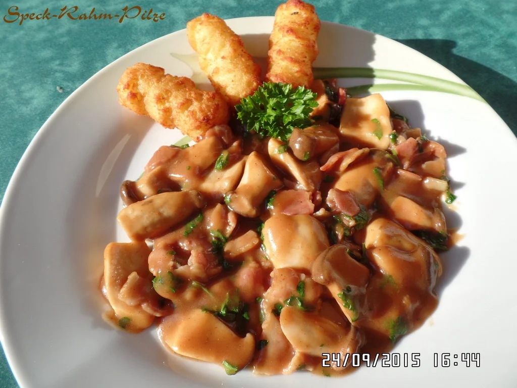 Speck-Rahm -Pilze - Rezept - Bild Nr. 1474