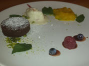Mangoragout an Limetten-Chili-Eis und Schokobrownie - Rezept - Bild Nr. 1538
