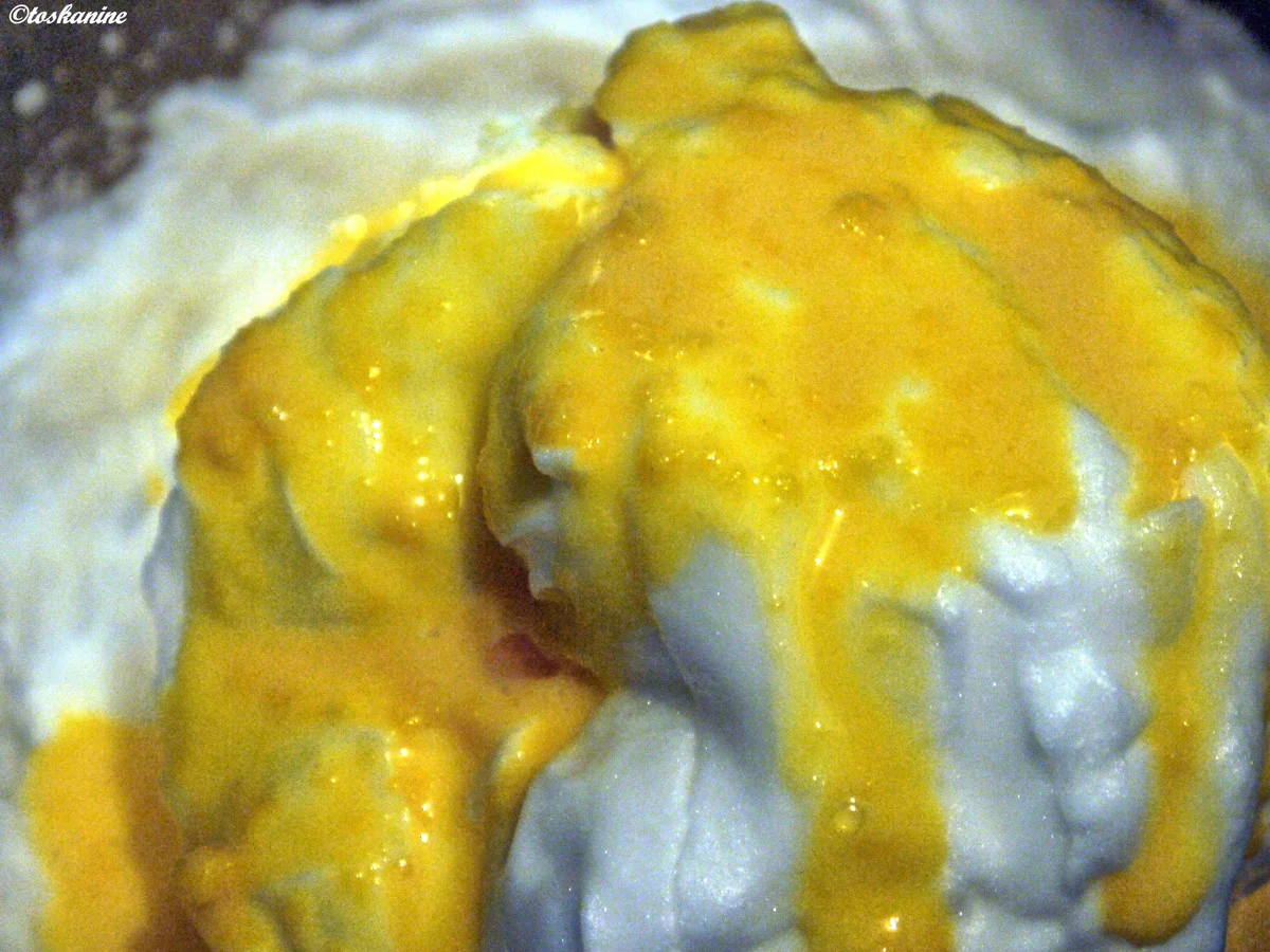 Schaumomelett mit Camembert und Gurken - Rezept - Bild Nr. 1503