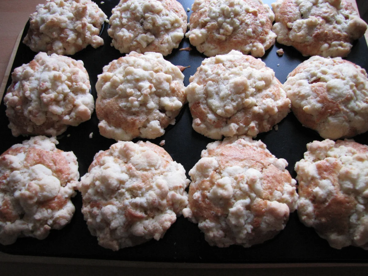 Rezept: Pflaumen-Mandel Muffins mit Streuseln Bild Nr. 1485 Pflaumen-Mandel Muffins mit Streuseln - Rezept - Bild Nr. 1485