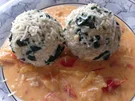 Spinatknödel mit Paprikasauce - Rezept - Bild Nr. 1500