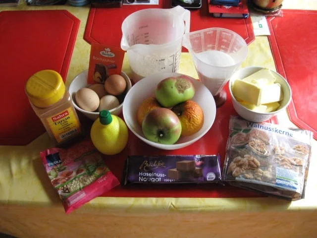 Apfel Walnuss Kuchen - Rezept - Bild Nr. 1517