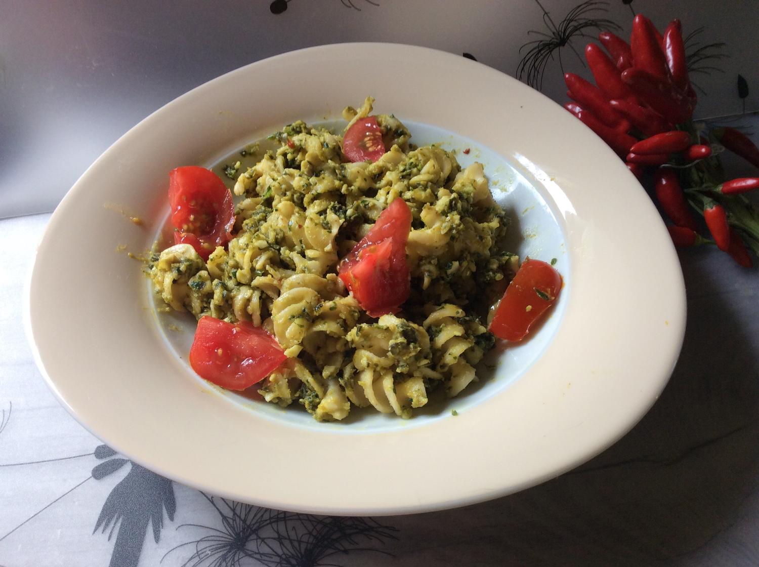 Pasta mit Kürbiskernpesto - Rezept mit Bild - kochbar.de