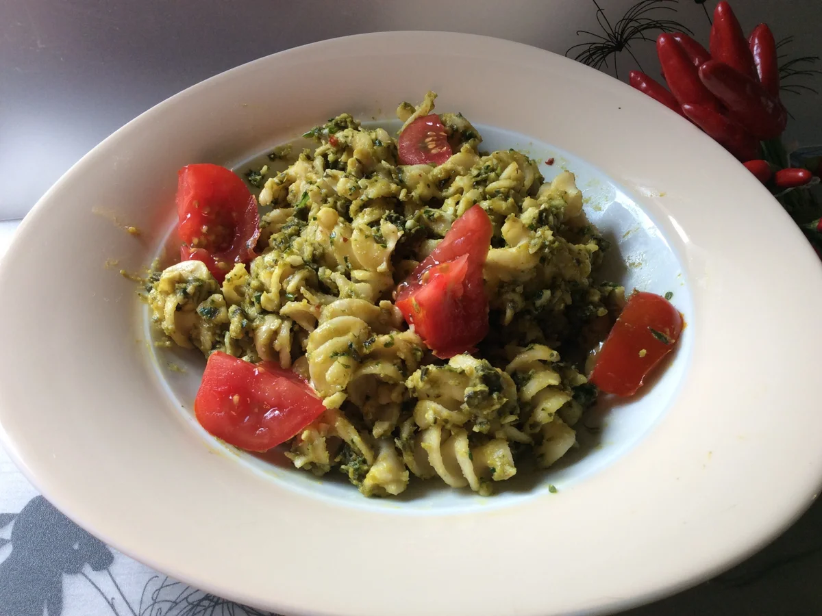 Pasta mit Kürbiskernpesto - Rezept - Bild Nr. 1516