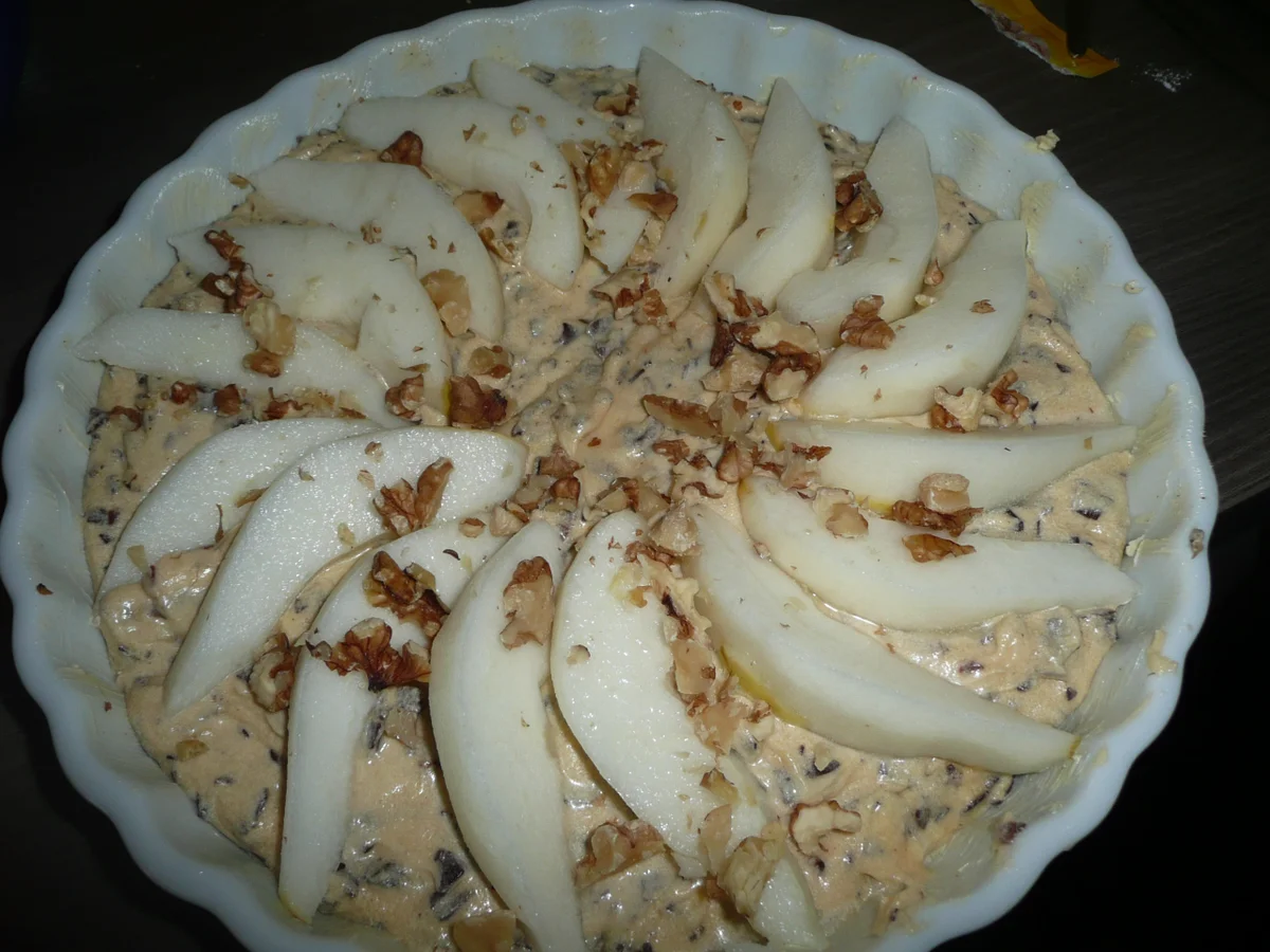 Rezept: Straciatella - Birnen - Tarte Bild Nr. 1517 Straciatella - Birnen - Tarte - Rezept - Bild Nr. 1517