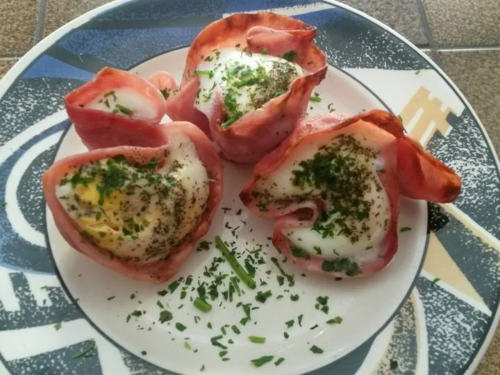 Schinken - Ei - Nester - Rezept - Bild Nr. 1525