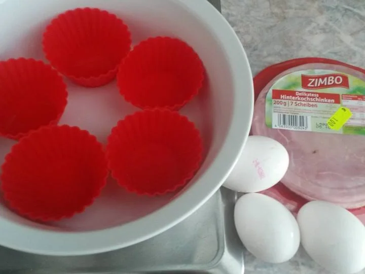 Schinken - Ei - Nester - Rezept - Bild Nr. 1526