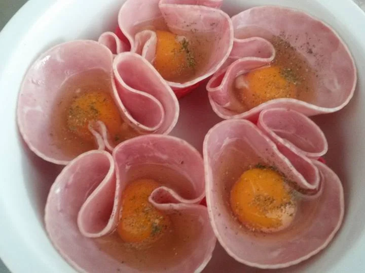 Schinken - Ei - Nester - Rezept - Bild Nr. 1528