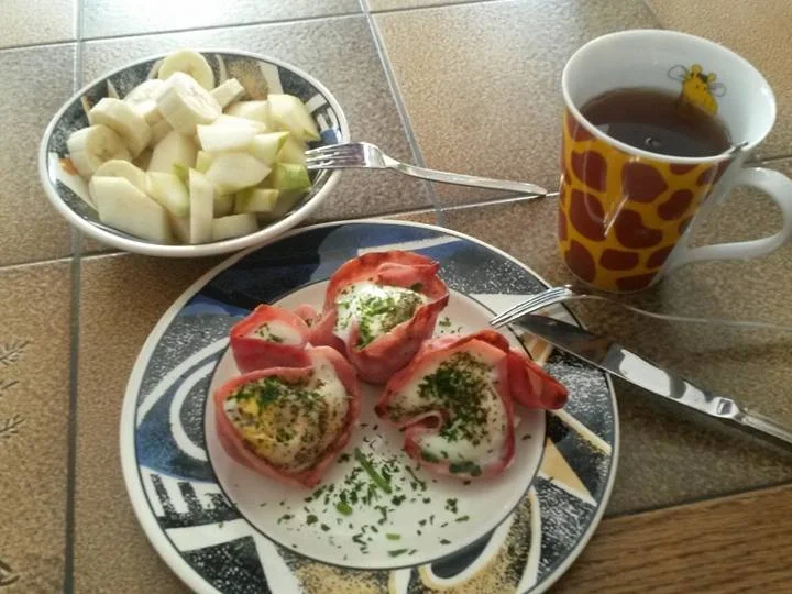 Schinken - Ei - Nester - Rezept - Bild Nr. 1529