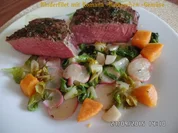 Rinderfilet mit Romana -Radieschen-Gemüse - Rezept - Bild Nr. 1527