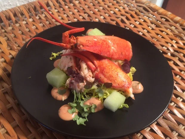 Rezept: Hummer Cocktail mit Honigmelone, Salatherz und Cognac Bild Nr. 1538 Hummer Cocktail mit Honigmelone, Salatherz und Cognac - Rezept - Bild Nr. 1538