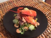 Hummer Cocktail mit Honigmelone, Salatherz und Cognac - Rezept - Bild Nr. 1538