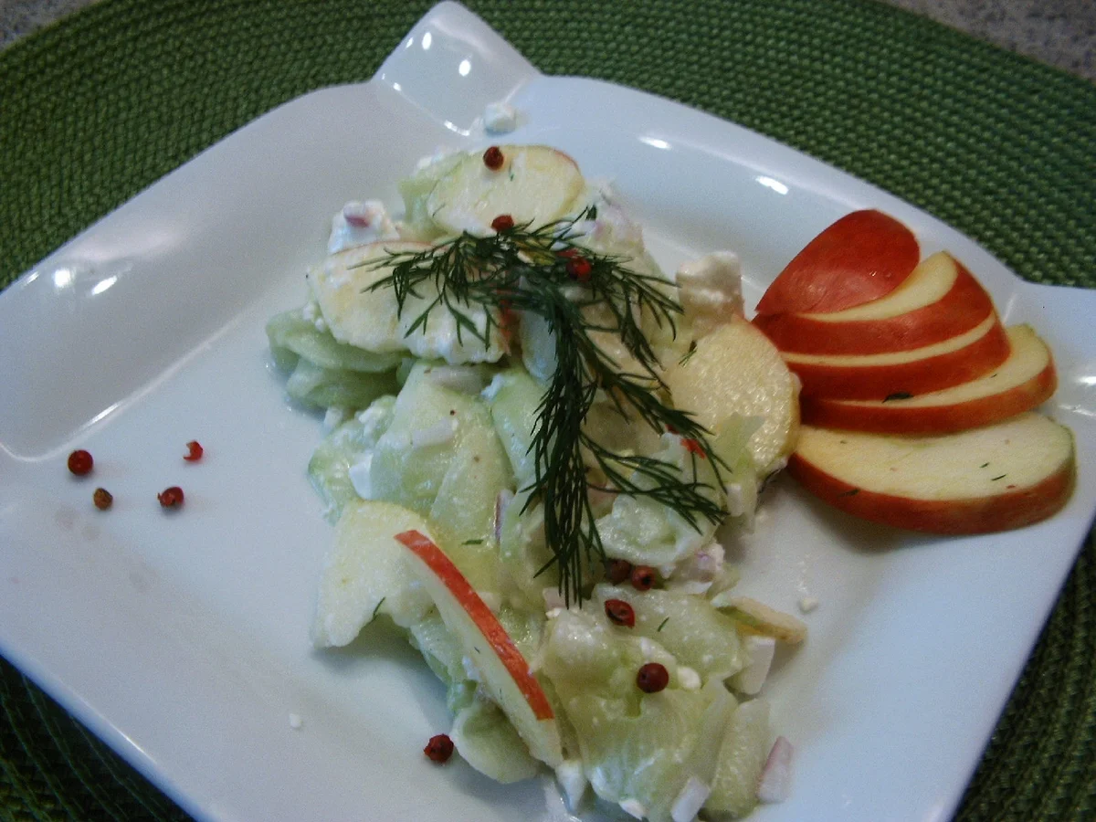 Gurken-Apfel- Salat - Rezept - Bild Nr. 1538