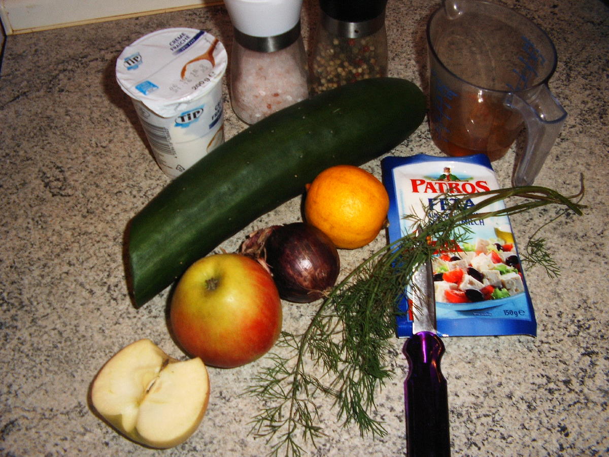 Gurken-Apfel- Salat - Rezept mit Bild - kochbar.de